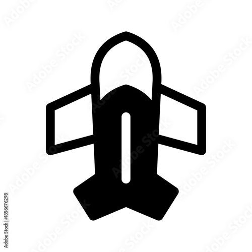 Airplane Icon Vector Symbol Design Illustration