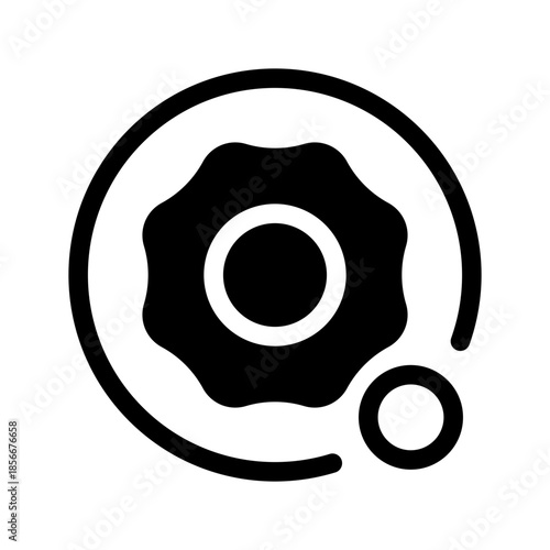 Astrometry Icon Vector Symbol Design Illustration