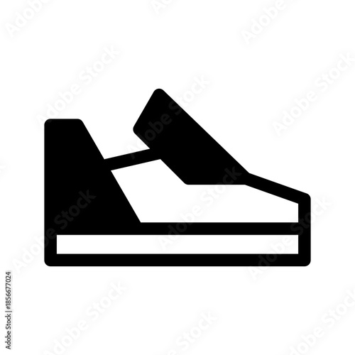 Running Shoes Icon Vector Symbol Design Illustration