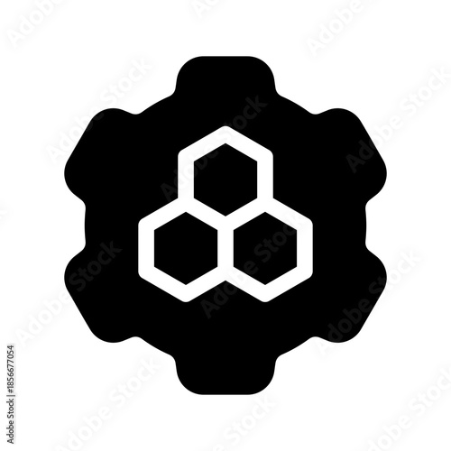 Materials Science Icon Vector Symbol Design Illustration
