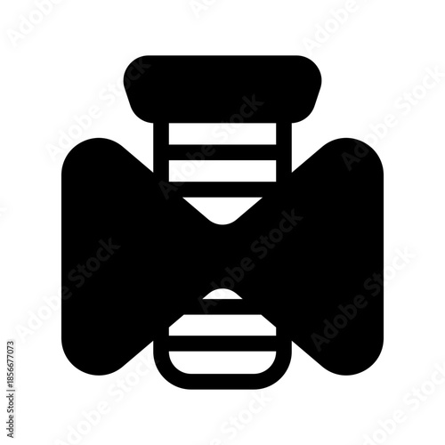Thyroid Test Icon Vector Symbol Design Illustration