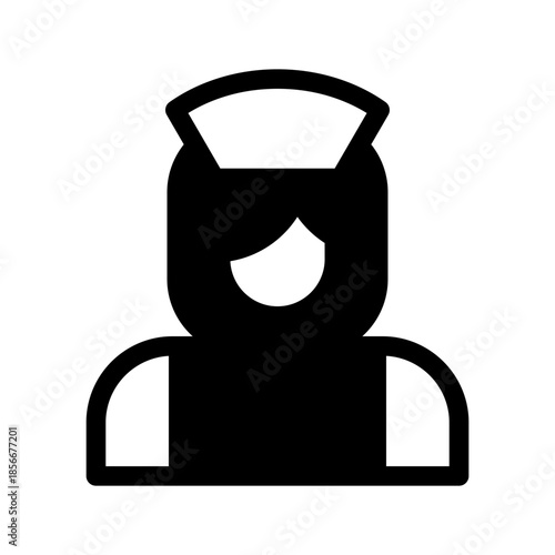 Nurse Icon Vector Symbol Design Illustration