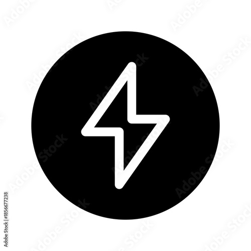 Electric Power Icon Vector Symbol Design Illustration