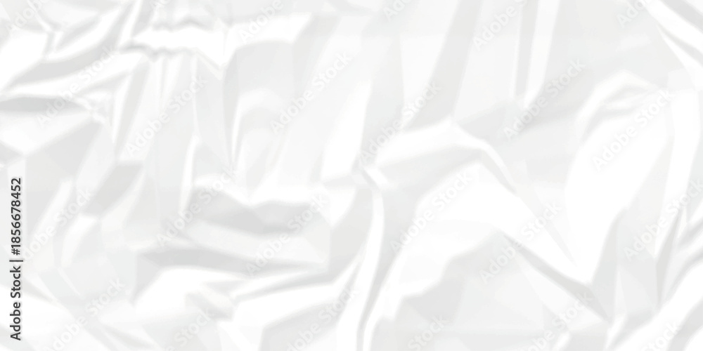 Obraz premium White crumpled paper texture. White wrinkled paper texture. White paper texture. White crumpled and top view textures can be used for background of text or any contents .