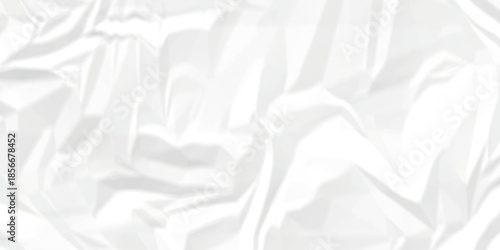 White crumpled paper texture. White wrinkled paper texture. White paper texture. White crumpled and top view textures can be used for background of text or any contents .