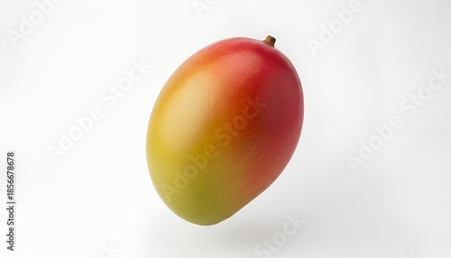 Ripe Mango Fruit Isolated on White Background