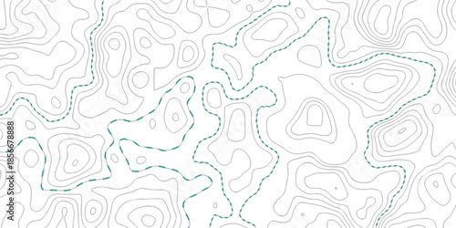 Contour abstract map relief land outline. Topographic map patterns. White wave paper curved reliefs abstract background. Background of the topography map. Abstract pattern with lines.