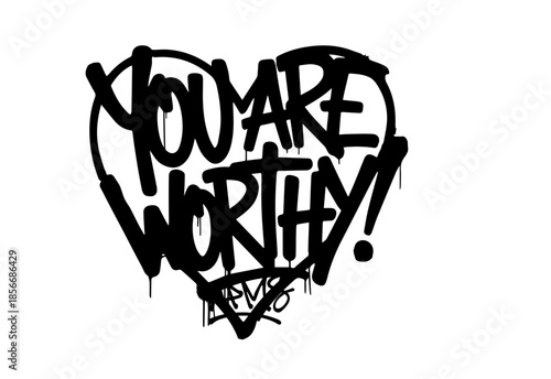 Street art graffiti. Urban wall spray painting,  Compliment frases