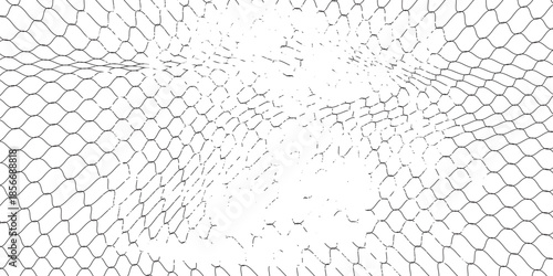 Mesh texture for fishing nets. Grunge pattern for sportswear or soccer goal, volleyball net, basketball hoop, hockey, athletics. Grunge background