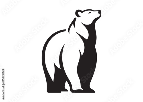 bear vector illustration, grizzly bear silhouettes, bear silhouette logo vector animals, bear black silhouette animals vector set, bear wild animal silhouettes on the white background