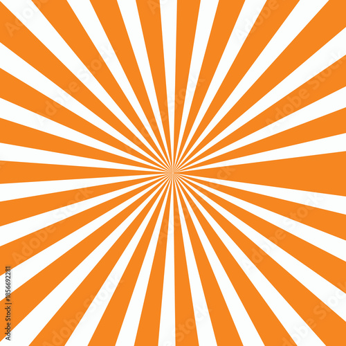 Stunning sunburst background featuring dynamic, radiant sun rays bursting outward in a vibrant and energetic pattern. Perfect for posters, flyer, advertisements, website banners, and branding material