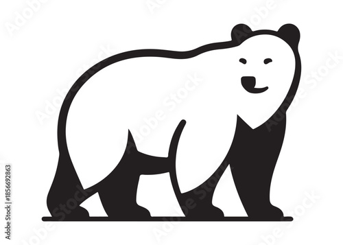 bear vector illustration, grizzly bear silhouettes, bear silhouette logo vector animals, bear black silhouette animals vector set, bear wild animal silhouettes on the white background