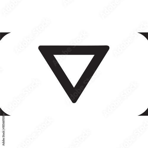 Black triangle icon, simple geometric shape, for design element, overlay, or graphic template Free Download Black triangle icon, simple geometric shape, for design element, overlay, or graphic template - GFXLoad