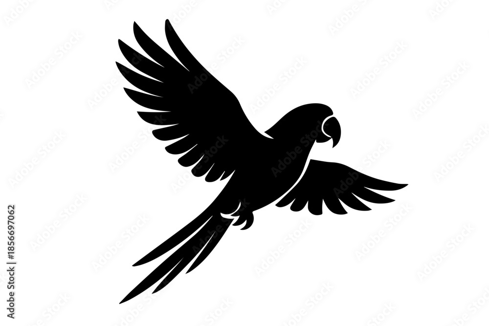 Fototapeta premium parrot vector illastration