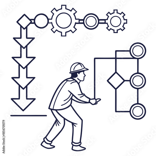 Process optimization workflow engineer diagram industry automation process optimization workflow engineer diagram industry
