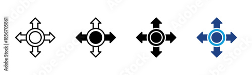 Deploy icon set multiple style collection