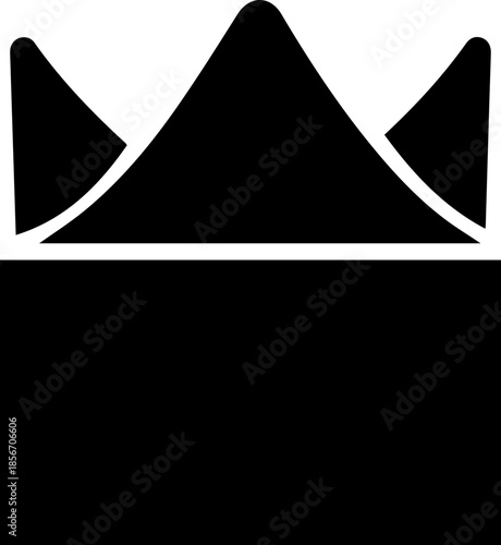 Sleek black garlic press silhouette ready for culinary creation, essential kitchen gadget for flavor enthusiasts