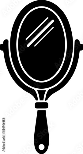 Sleek black garlic press silhouette ready for culinary creation, essential kitchen gadget for flavor enthusiasts