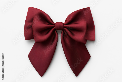 Cute bow, hair accessories, dark red velvet fabric bows 