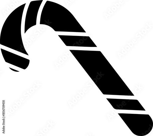 Delicious dumpling icon, a simple black silhouette perfect for culinary menus and food branding, creating instant appetite appeal.