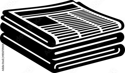 Elegant black paintbrush silhouette, perfect for art, design, and creative project visuals, conveying artistic expression and inspiration.