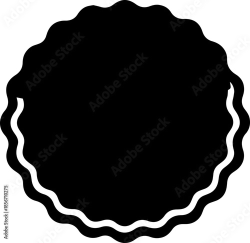 Sleek black garlic press silhouette ready for culinary creation, essential kitchen gadget for flavor enthusiasts