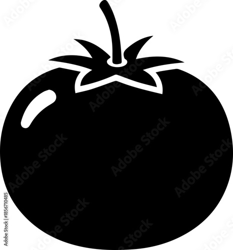 Classic black rolling pin icon for baking, cooking, and culinary design needs