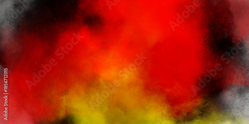Abstract powder splatted background. multicolor powder explosion on black background. Multicolor powder explosion on black background. Colored cloud. Colorful dust explode. Paint Holi.