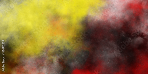 Abstract powder splatted background. multicolor powder explosion on black background. Multicolor powder explosion on black background. Colored cloud. Colorful dust explode. Paint Holi.