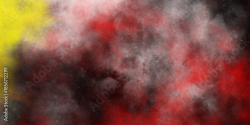 Abstract powder splatted background. multicolor powder explosion on black background. Multicolor powder explosion on black background. Colored cloud. Colorful dust explode. Paint Holi.