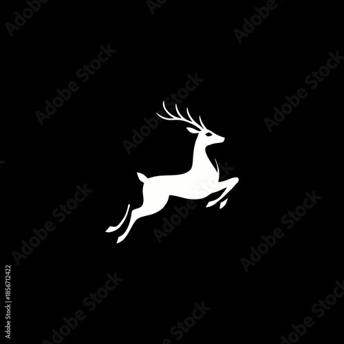 silhouette of a deer