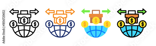 Business Trade Icon Multiple Style Collection Set 