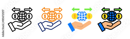 Trade Service Icon Multiple Style Collection Set 