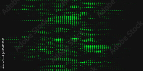 Art & Illustrationblank background black and green halftone