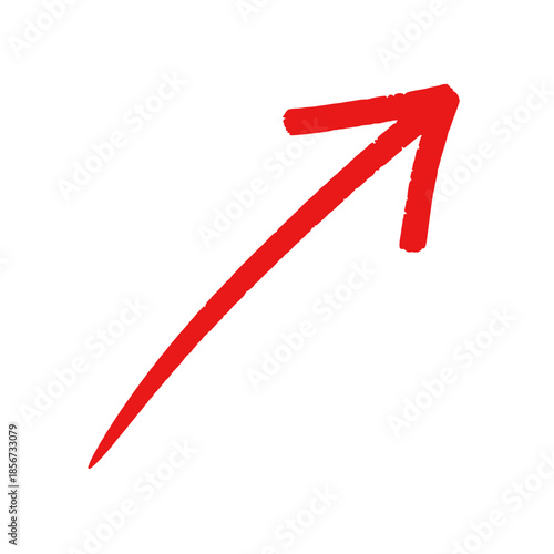 Red Ascending Arrow Business Growth Success Strategy Positive Direction Vector Illustration Concept Design Element.png