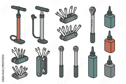 Bicycle Maintenance Tools Set