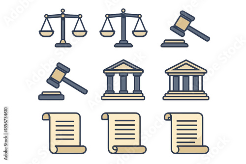 Justice and Law Icons