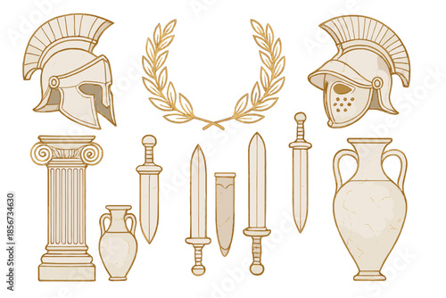 Ancient Greek Warrior Symbols