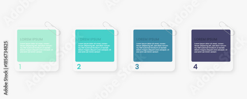 Polaroid photo infographic element template.