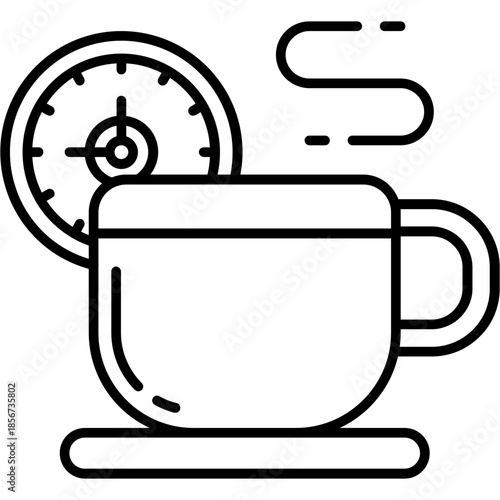 Break Time Outline Icon
