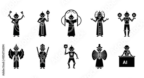 A professional businesswoman works diligently on her laptop in a modern bright office space