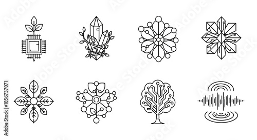 A professional businesswoman works diligently on her laptop in a modern bright office space