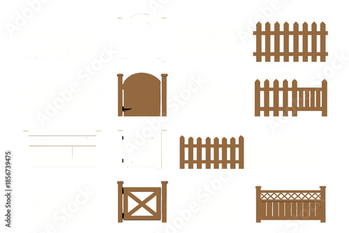 Collection of Garden Fences and Gates