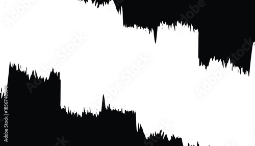 Black paint brush strokes art background