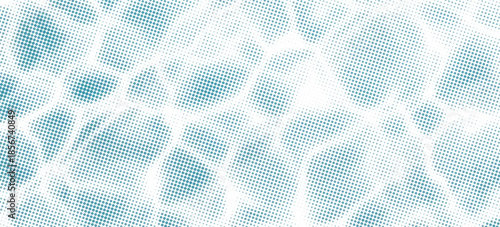 Blue and white water ripples light surface overlay background. 3d clear ocean surface pattern with reflection effect backdrop. Marble desaturated texture.