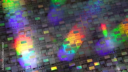 Silicon Wafers and Microcircuits of semiconductor material,used in electronics for the fabrication of integrated circuits 