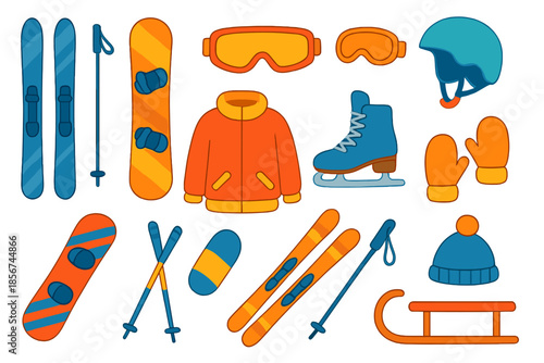 Winter Sports Equipment Collection