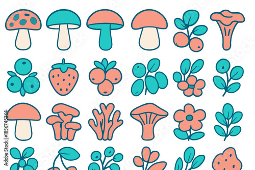 Cute Forest Icons Collection
