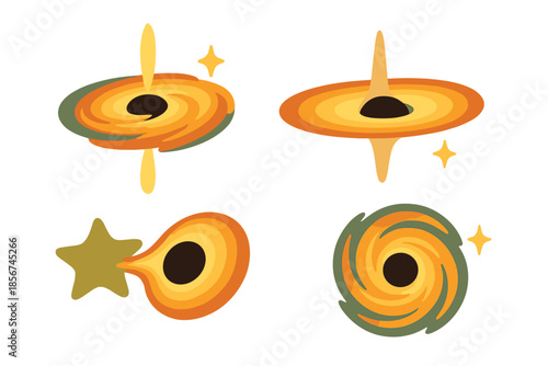 Cosmic Black Holes with Accretion Disks