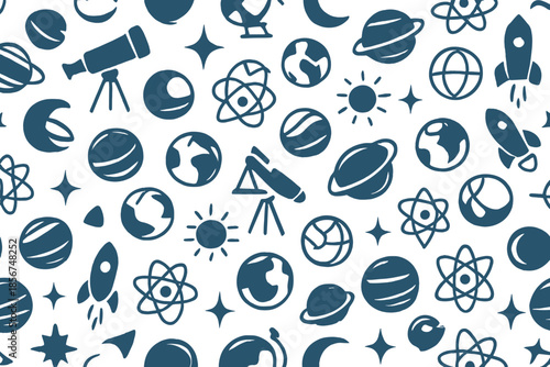Seamless Space and Science Pattern